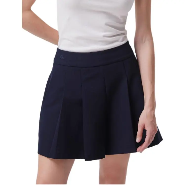 LACOSTE Casual Shorts Women's Navy Blue-2