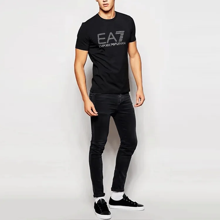 EMPORIO ARMANI EA7 T Shirt Men's Black-2
