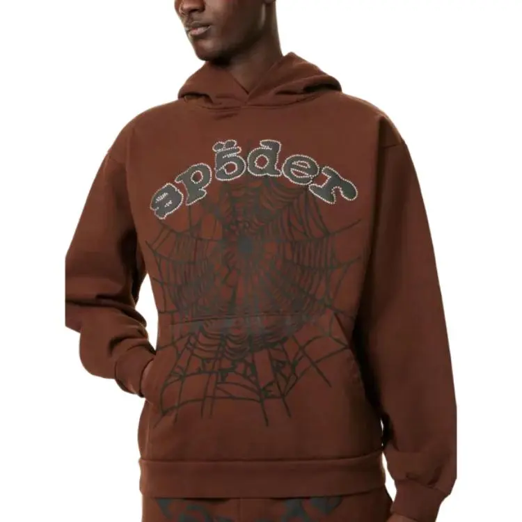 Sp5der X Travis Scott ComplexCon Exclusive Rhinestone Web Hoodie-3