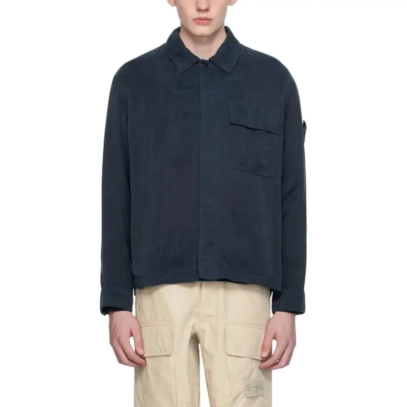 STONE ISLAND SS24 Shirt Men's Blue-3