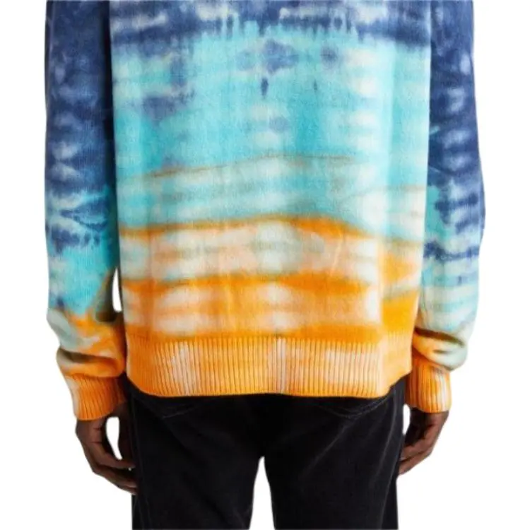The Elder Statesman Sonar Tie Dyed Crewneck Jumper-6