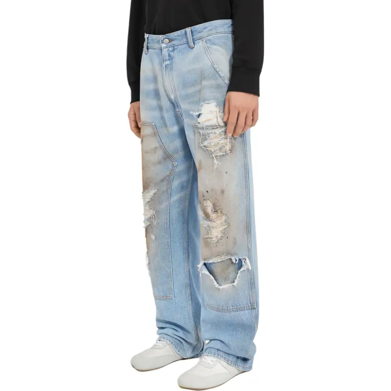 MM6 Maison Margiela Distressed Jeans-2