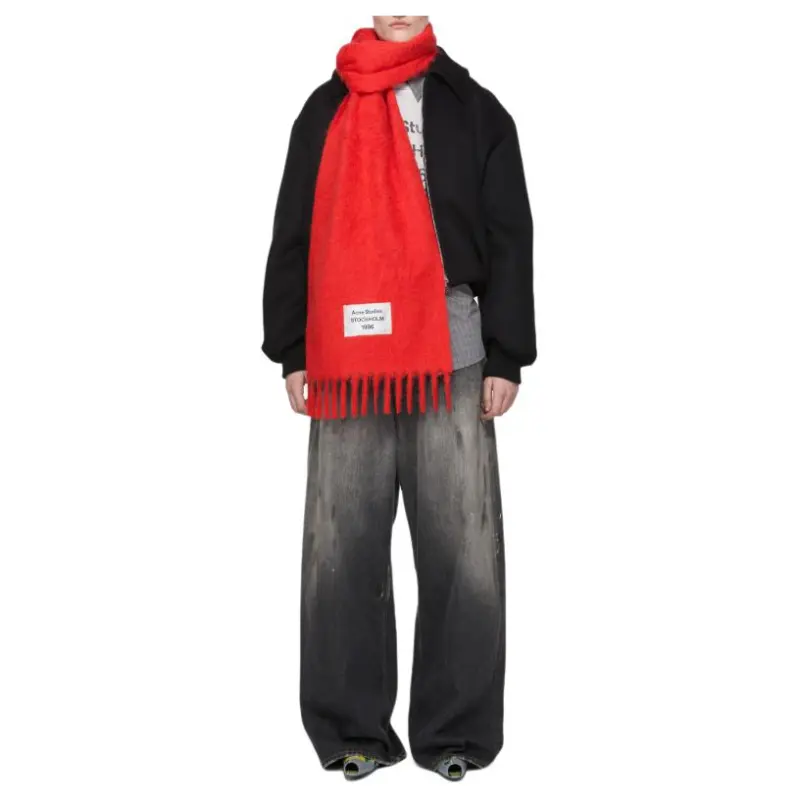 Acne Studios Fringed Scarf-2