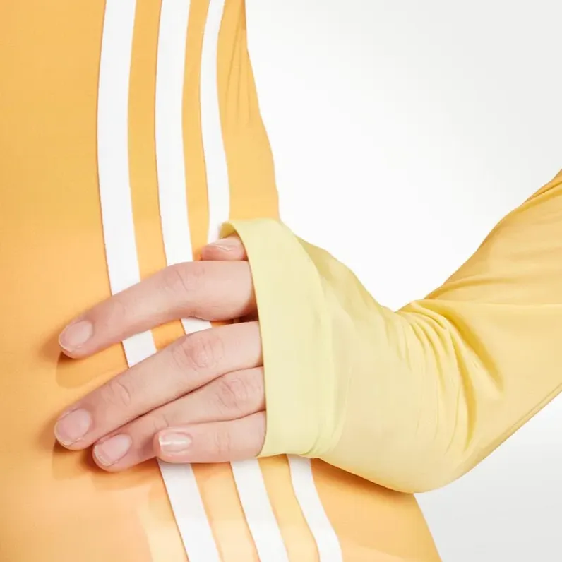 Adidas Originals Long Sleeved Dresses Women's Orange-3