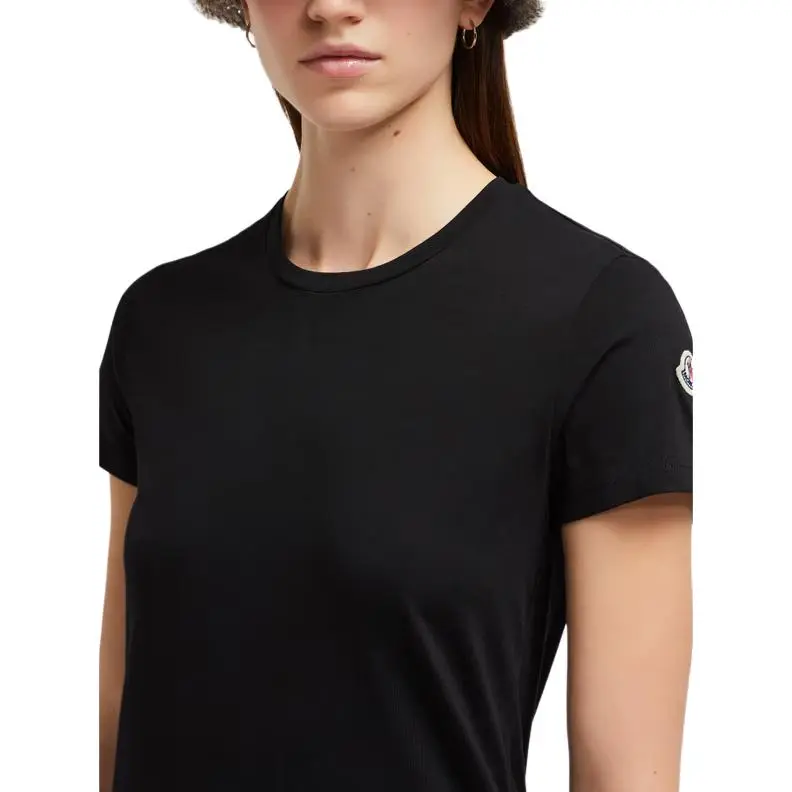 Moncler Logo Patch Crewneck T Shirt-5