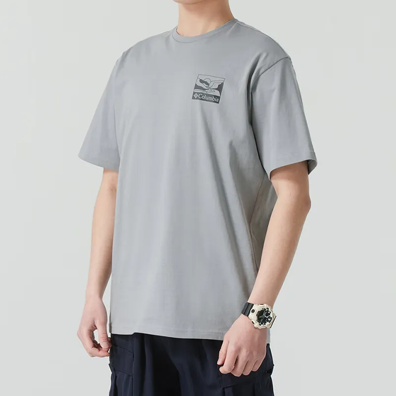 Columbia T Shirts Men Gray-1