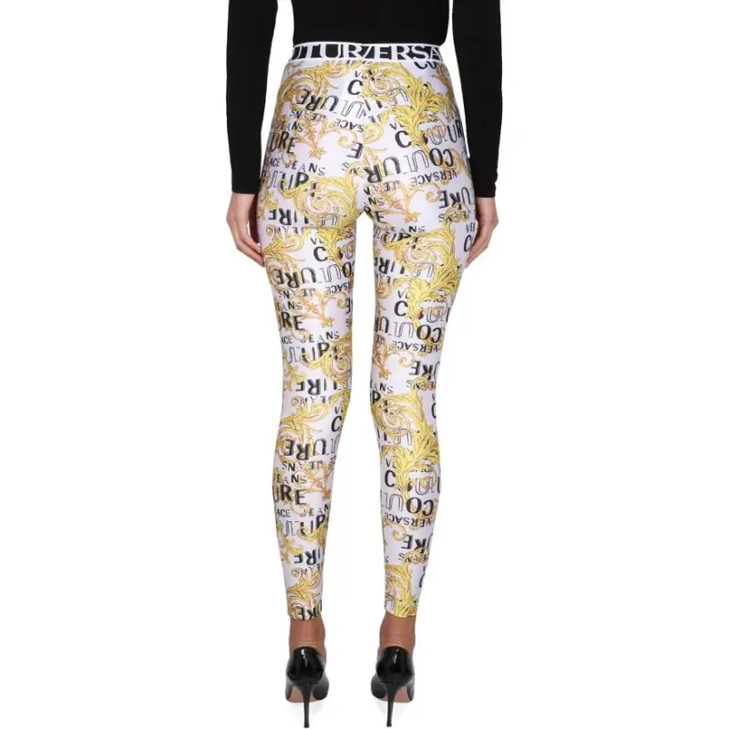 VERSACE JEANS COUTURE Baroque-print Skinny Jeans-3