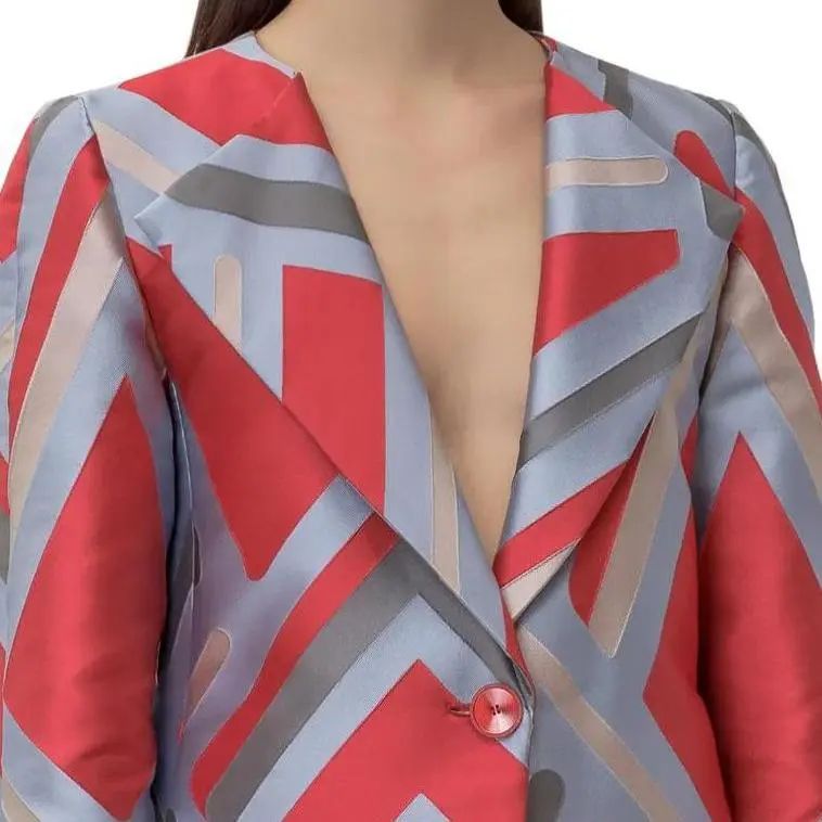EMPORIO ARMANI Business Suits Women's Red-4
