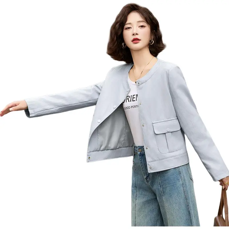 Yi Mengyuan Leather Jacket Women's-4