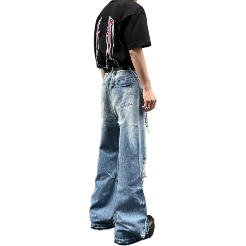 Concubine Zhu Jeans Unisex Blue-2
