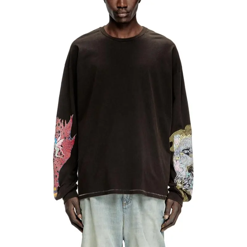 DIESEL T Boxt Ls R4 Long Sleeved T Shirt-2