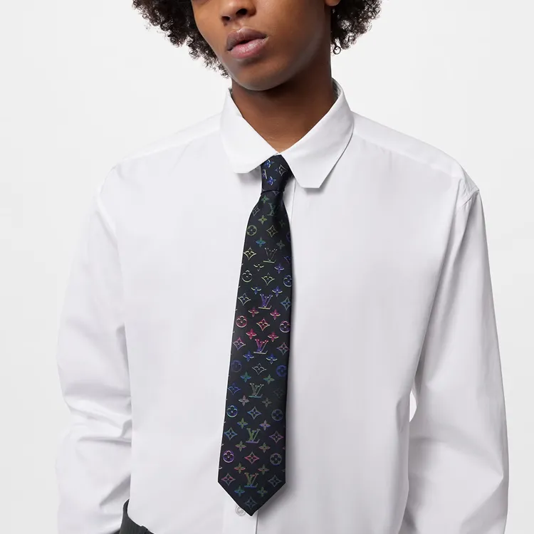 LOUIS VUITTON MNG SPOTLIGHT Ties Men Black-2