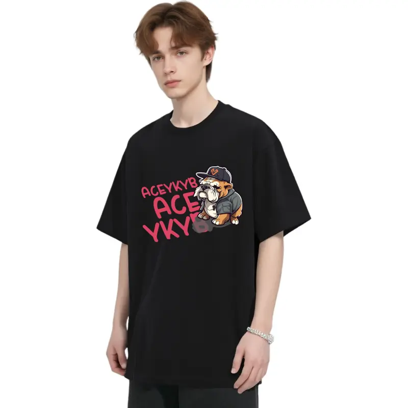 YK&YB T Shirts Unisex Black-2