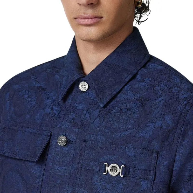 VERSACE Barocco Jacquard Button Up Jacket-4