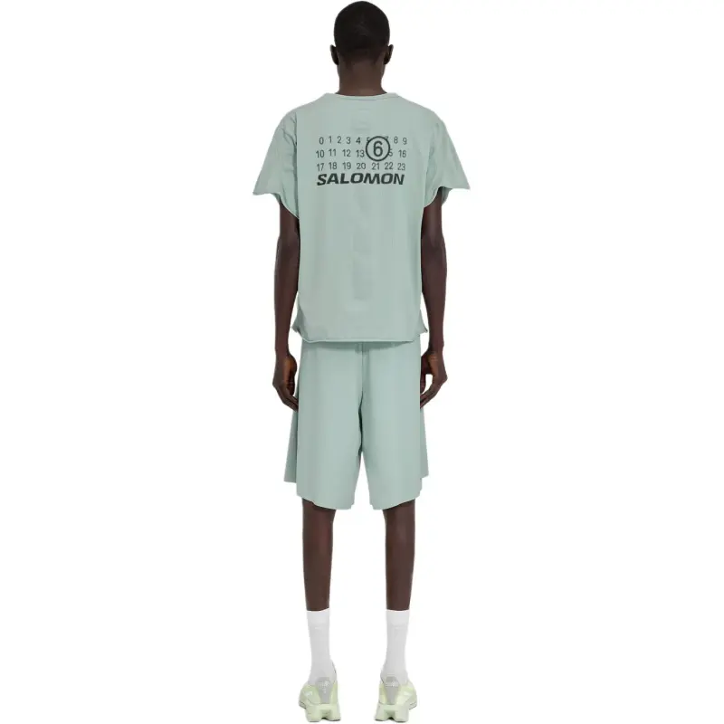 MM6 Maison Margiela X Salomon X Salomon Numbers print T shirt-3