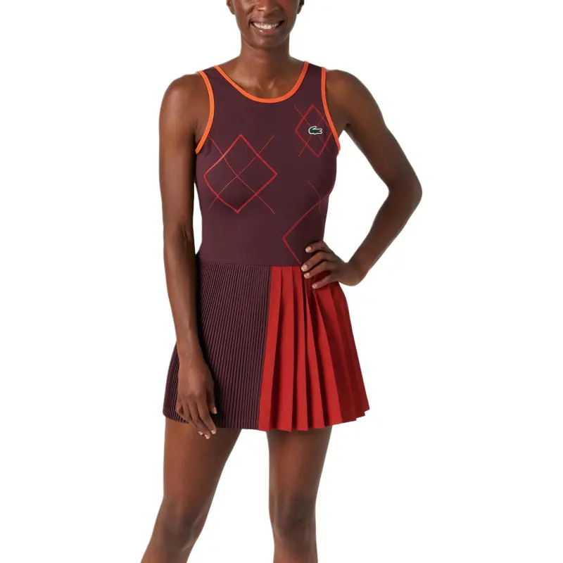 LACOSTE Skirt Set Women's Bordeaux/Orange-1