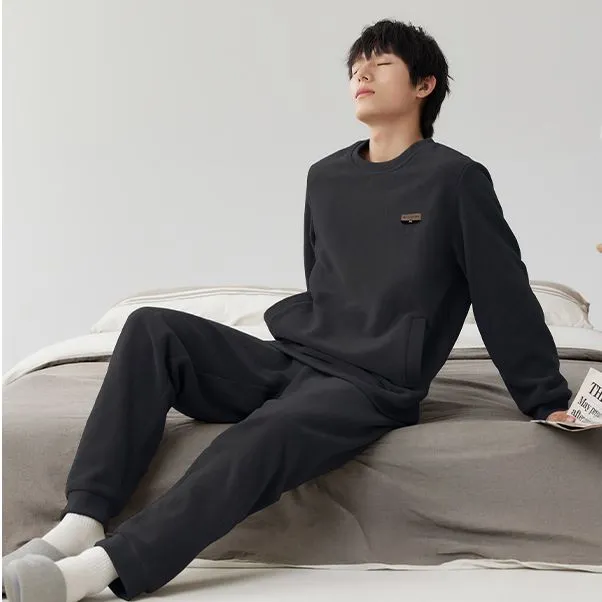 Floating Light Islands Home Suit Men's Dark Gray-3