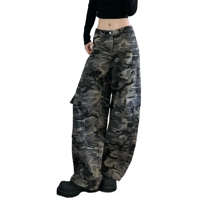 NHZN Jeans Women's Camouflage-1
