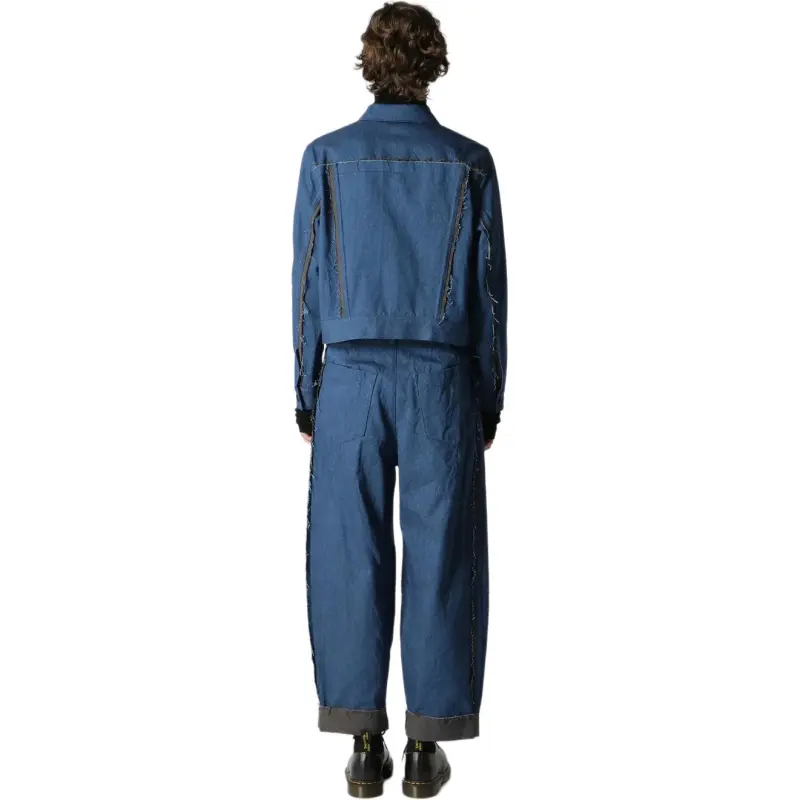 Yohji Yamamoto Denim Jacket Women's Indigo-3