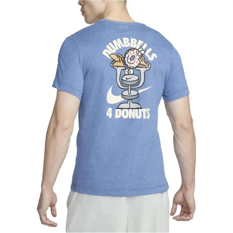 Nike T Shirts Men Sky Blue-4
