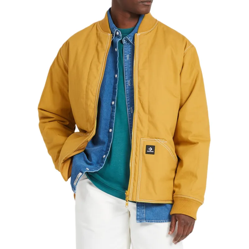 Converse Utility Reversible Padded Veste Jackets & Coats Men's Orange-3