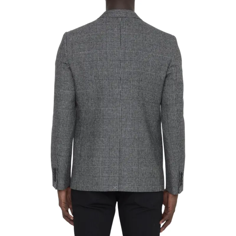 CELINE Mods Jacket In Prince Of Wales Wool-3