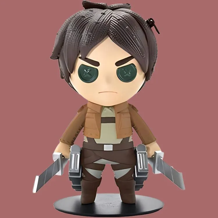 PRIME 1 STUDIO Cutie1plus Attack On Titan Eren Yeager Chibi Figures-3