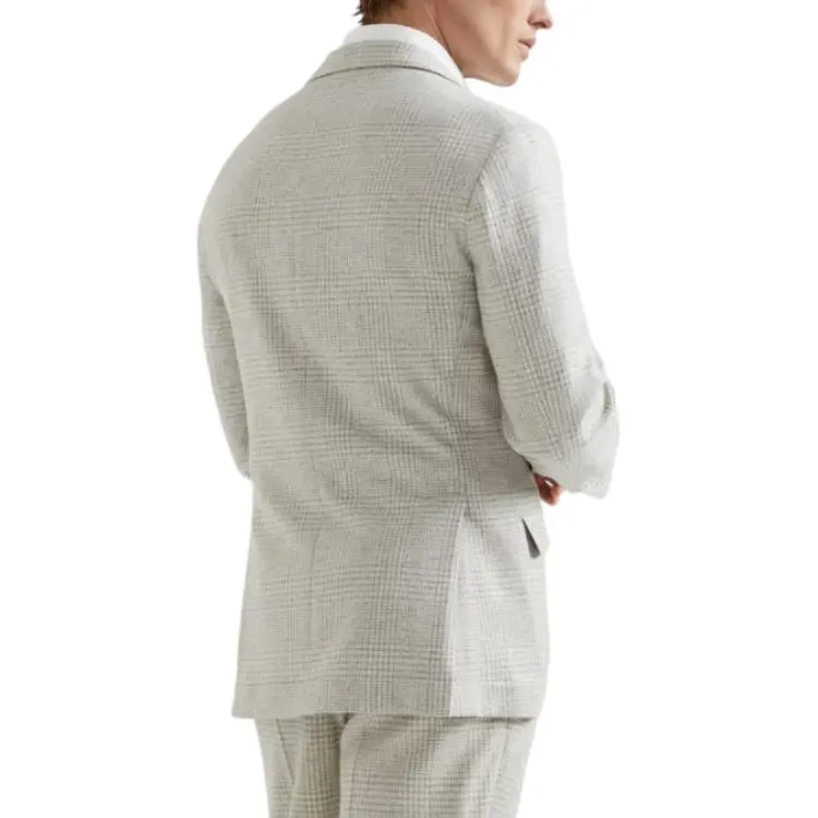 Brunello Cucinelli Business Suit Men's Light Gray-1