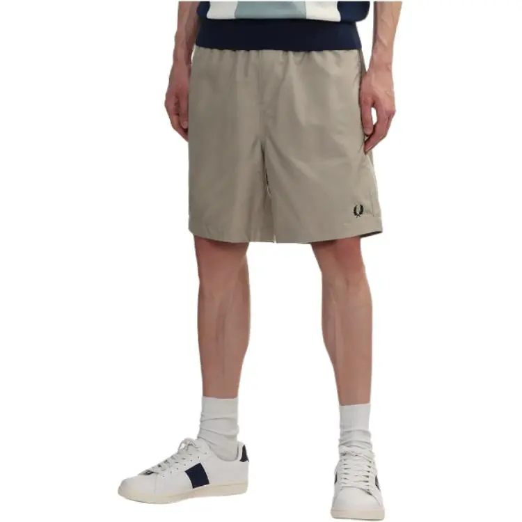 FRED PERRY Logo embroidered Shorts-6