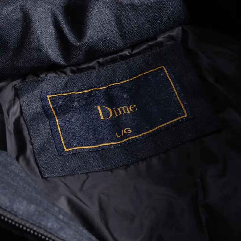 Dime MTL FW24 Puffer Jacket Unisex Dark Gray-2