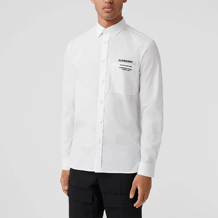 Burberry SS22 Shirt Men's White-3