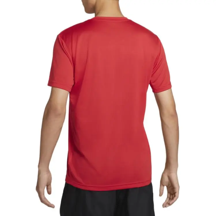 Nike T Shirt Men's Comet Red/Comet Red/Travel Yellow-3