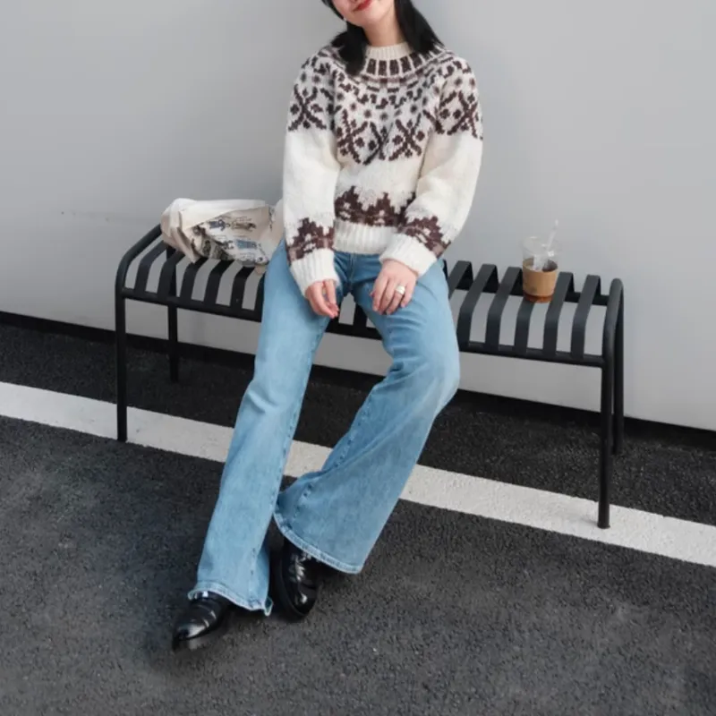 FRAME Fair Isle Sweater-2