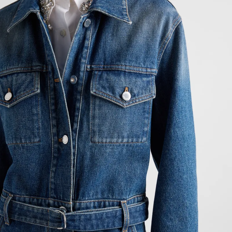 PRADA Denim Jumpsuit-4