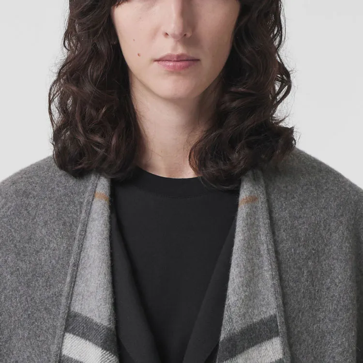 Burberry Cloaks Women's Gray-4