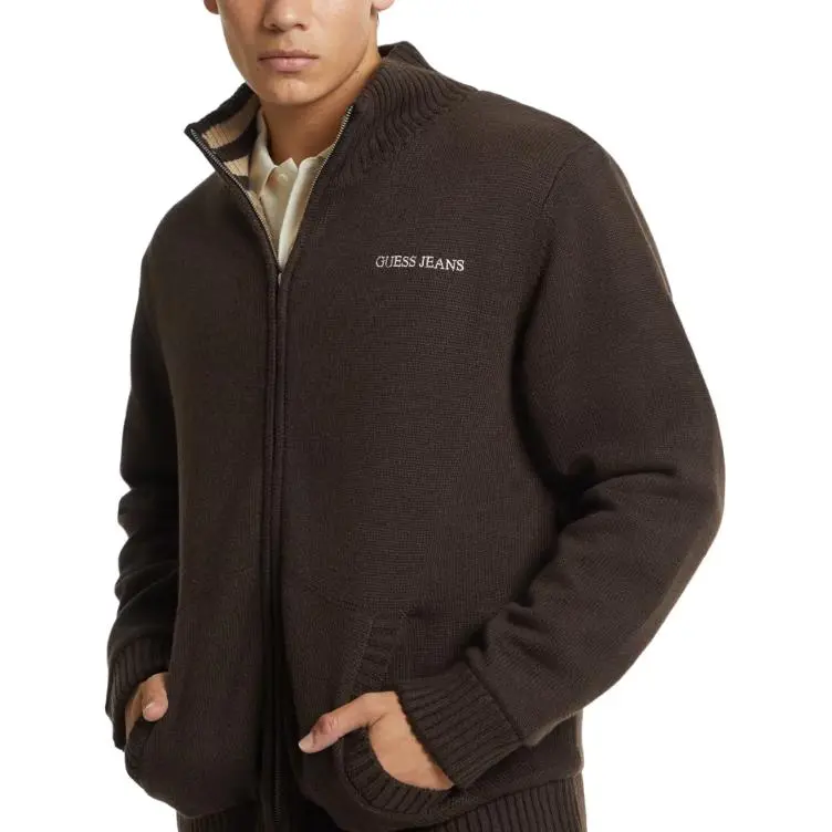 GUESS Sweaters Men Brown-2