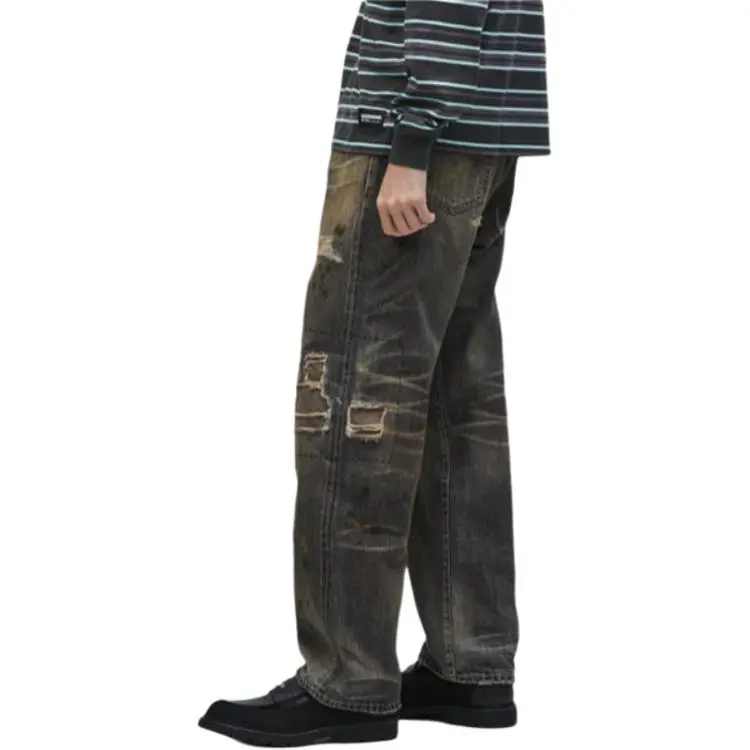 NEIGHBORHOOD Distressed Jeans-1