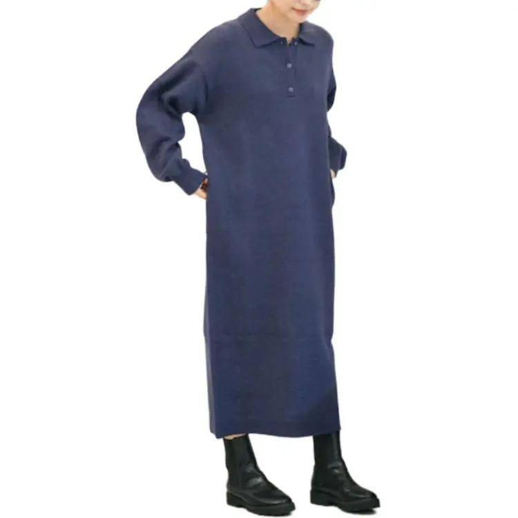 FREAK'S STORE Long Sleeved Dress Women's Marine Blue-2