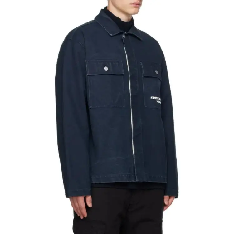 STONE ISLAND Shirts Men Blue-3