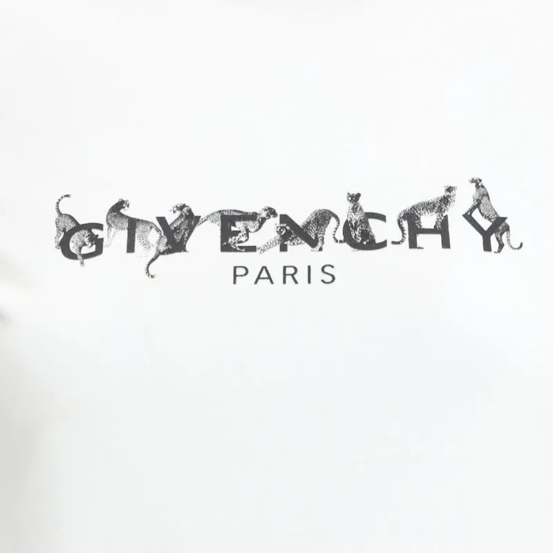 Givenchy Logo Printed Crewneck T Shirt-6