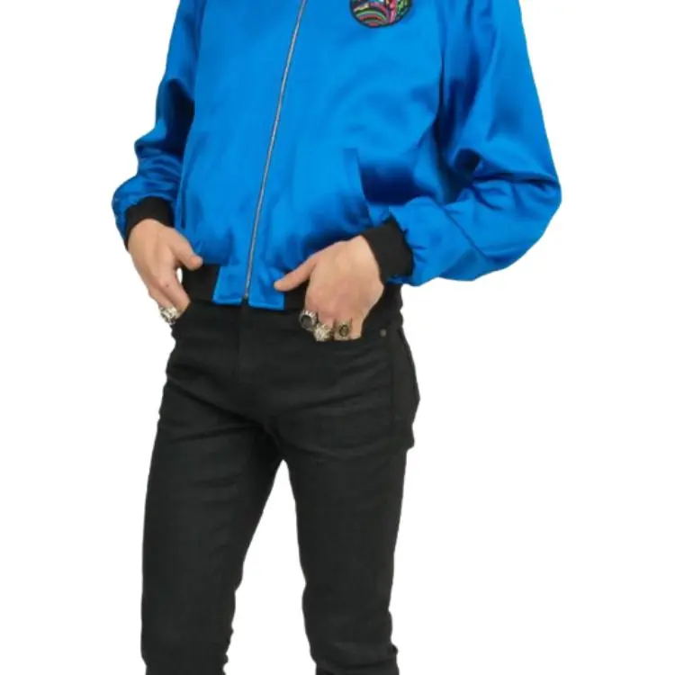 SAINT LAURENT Jackets & Coats Men's Blue-4