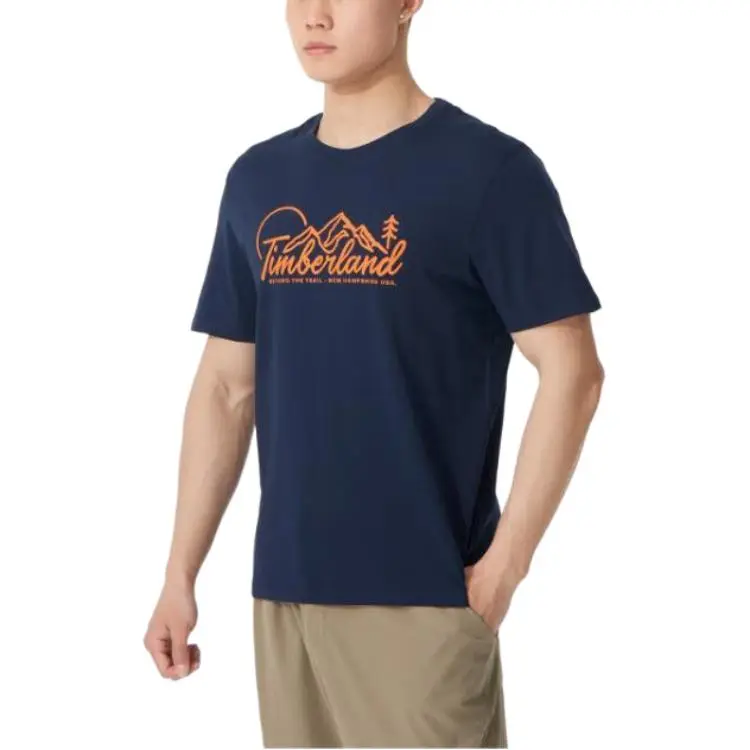 Timberland T Shirt Men's Royal Blue-4