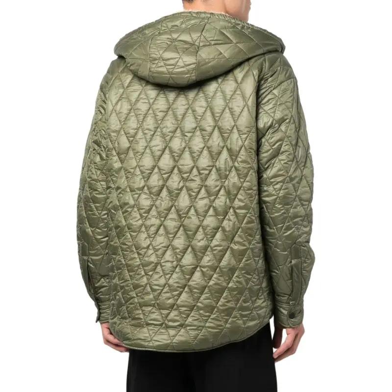 DSQUARED 2 Logo Patch Drawstring Hooded Jacket-3