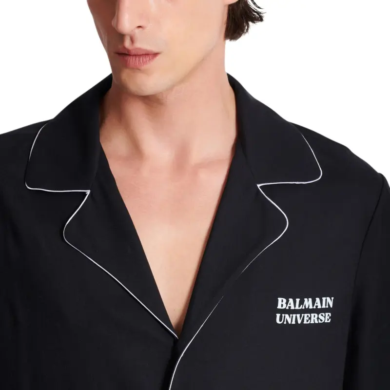 BALMAIN Planet print Shirt-8