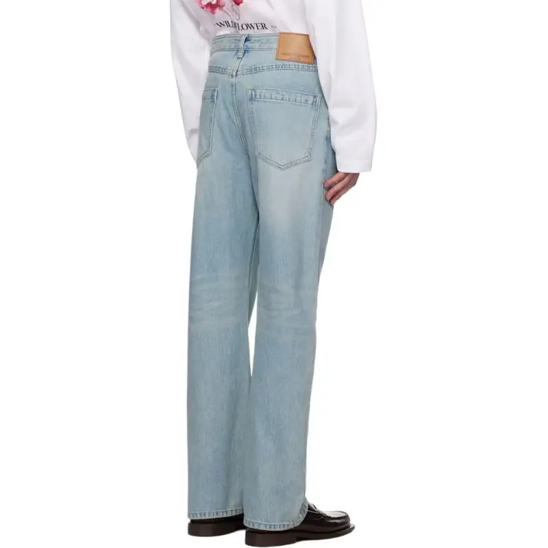 WOOYOUNGMI Cotton Straight Jeans-1