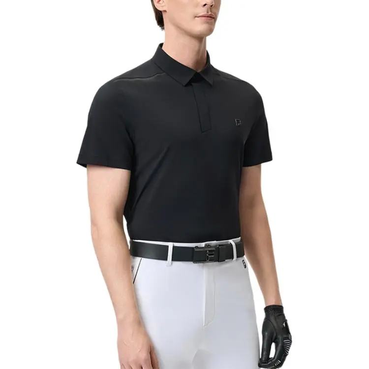 FILA Golf Collection Athletics SS25 Polo Shirt Men's Black-2