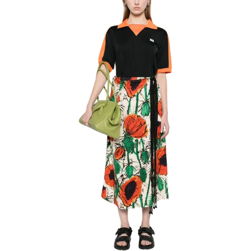 Wales Bonner Wrap Midi Skirt-2