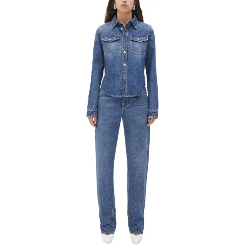 Bottega Veneta Shirt Women's Blue-2
