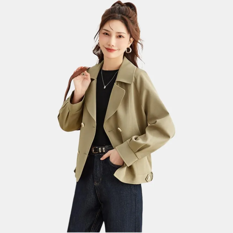 TERRE BLEUE Jackets Coats Women's Khaki-3