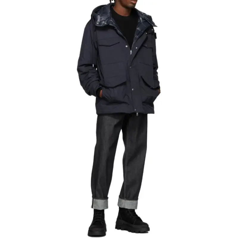 Moncler Down Jacket Men's Marine Blue-2